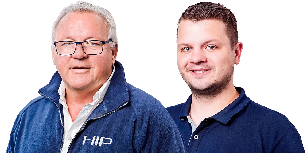 Unsere Vertriebsmitarbeiter Andreas Brinkmann und Fabian Ahmann